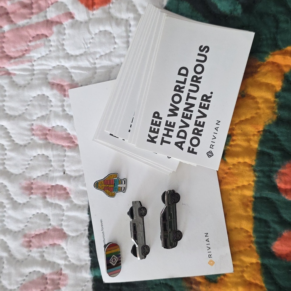 Rivian Pins & Stickers